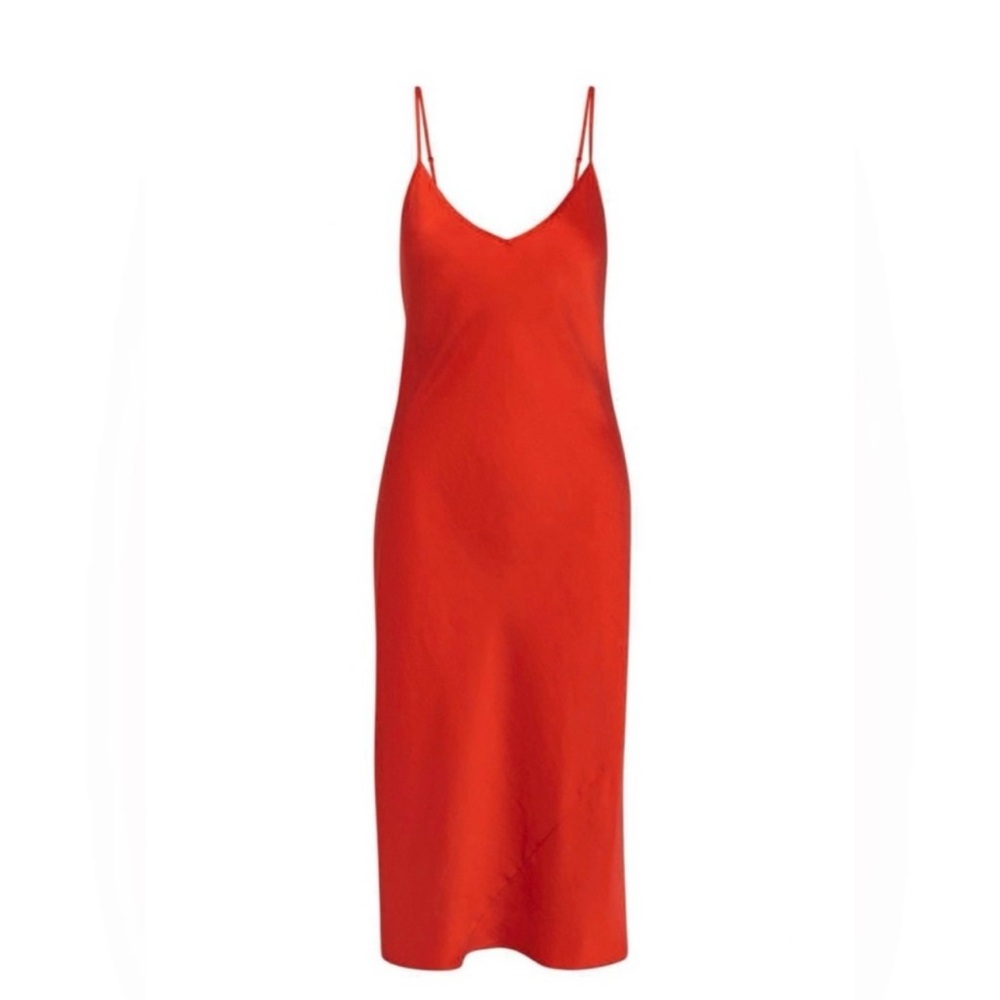 Wilfred Only Slip Satin Midi Dress